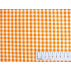 Checks - Orange - 100% cotton 