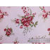 Checks, Flowers - Pink - 100% cotton 