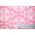 Flowers, Ornaments - Pink - 100% cotton 