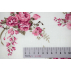 Flowers - Pink, Beige - 100% cotton 