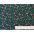 Flowers - Green, Pink - 100% cotton 