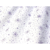 Stars - Violet, White - 100% cotton 