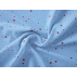 Hvězdy, Vánoce - Bavlněné plátno - Modrá - 100% bavlna 