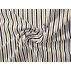 Stripes - Beige, Blue - 100% cotton 