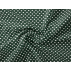 Srdíčka - Elastický popelín - Zelená - 97% bavlna/3% elastan 
