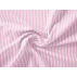 Pruhy - Bavlněné plátno - Růžová - 100% bavlna 