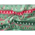 Vánoce, Zvířata - Bavlněné plátno - Zelená - 100% bavlna 