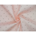 Flowers, Dots - Cotton Sateen - Pink - 100% cotton 