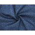 Kwiaty  - Satyna bawełniana - Niebieski  - 100% bawełna  