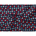 Puntíky - Bavlněné plátno - Modrá, Červená - 100% bavlna 