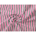 Stripes - Cotton plain - Pink, Brown - 100% cotton 