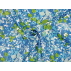 Kwiaty  - Wiskoza - Niebieski  - 100% wiskoza 