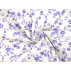 Kwiaty  - Płótno bawełniane  - Fioletowy  - 100% bawełna  