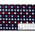 Dots - Plain - PVC coated, glossy - Blue, Red - 100% cotton/100% PVC 