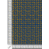 Kostky - Bavlněný satén - Modrá, Žlutá - 100% bavlna 