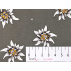 Blumen  - Köper - ACRYLAT-beschichtet, matt - Grau  - 100% Baumwolle/100% ACRYL 