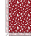 Natale - Tela in cotone  - Rosso  - 100% cotone  
