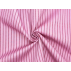 Pruhy - Bavlněný satén - Růžová - 100% bavlna 