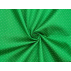 Puntíky - Bavlněný satén - Zelená - 100% bavlna 