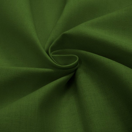 Jednokolorowe  - Płótno bawełniane  - Zielony  - 100% bawełna  
