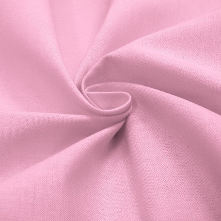 Jednokolorowe  - Płótno bawełniane  - Różowy  - 100% bawełna  