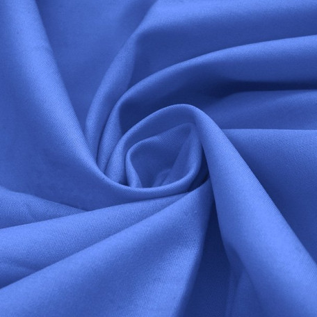 UNI Stoffe - Baumwoll-Popeline - Blau  - 100% Baumwolle  
