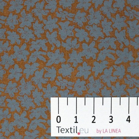 Blumen  - Kretonne - ACRYLAT-beschichtet, matt - Braun  - 100% Baumwolle/100% ACRYL 