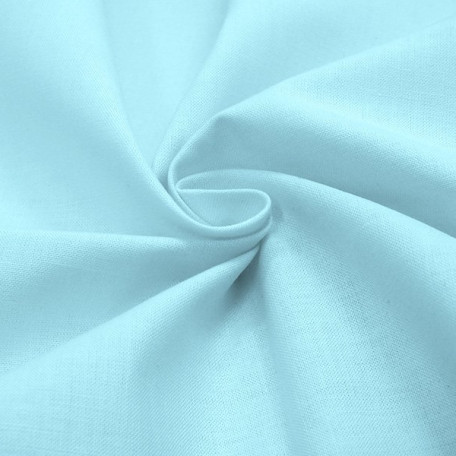 Jednokolorowe  - Płótno bawełniane  - Niebieski  - 100% bawełna  