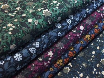 New floral designs on Olli cotton poplin