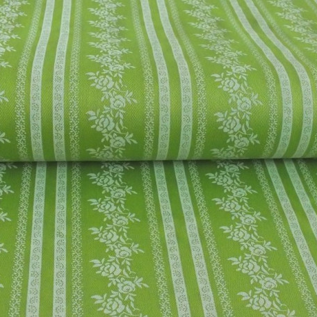 Ornamenty - Zelená - 100% bavlna 
