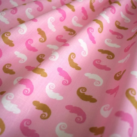 Animals, Children's - Pink - 100% cotton 