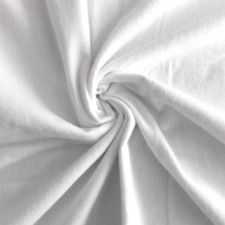 Solid colour - White - 100% cotton 