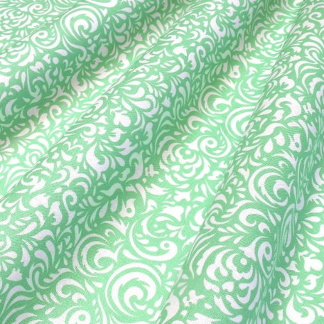 Ornaments - Green - 100% cotton 