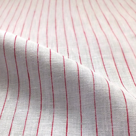 Stripes - Burgundy - 100% cotton 