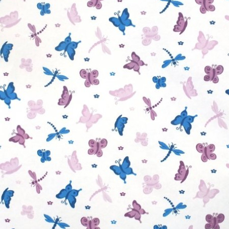 Children's, Animals - Pink, Blue - 100% cotton 