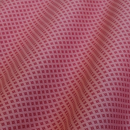 Puntíky - Růžová - 100% bavlna 