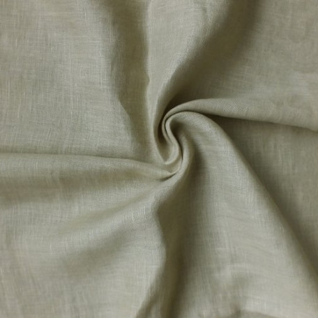 Solid colour - Beige - 100% linen 