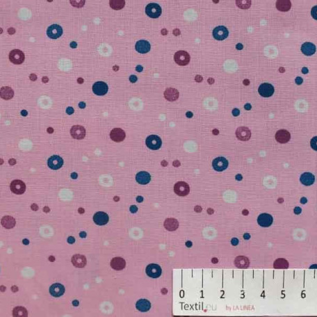 Children's, Dots - Pink - 100% cotton 