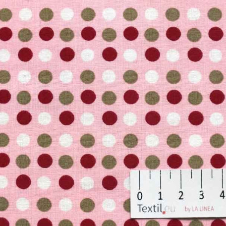 Dots, Children's - Pink - 100% cotton 