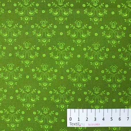 Ozdoby - Zielony  - 100% bawełna  
