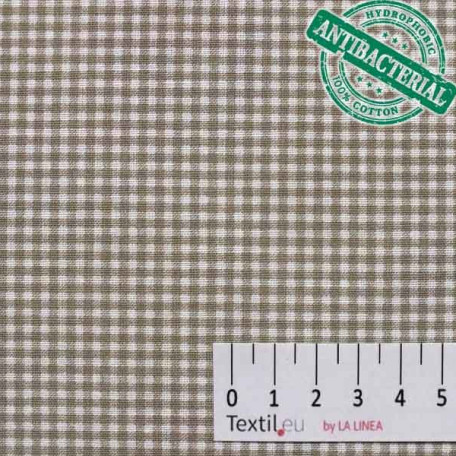 Checks - Brown - 100% cotton 