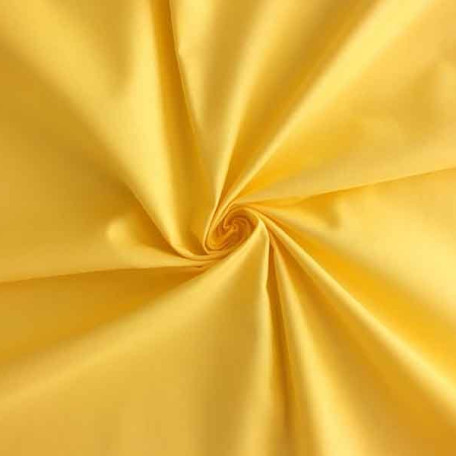 Naše UNI - Bavlněný satén - Žlutá - 100% bavlna 