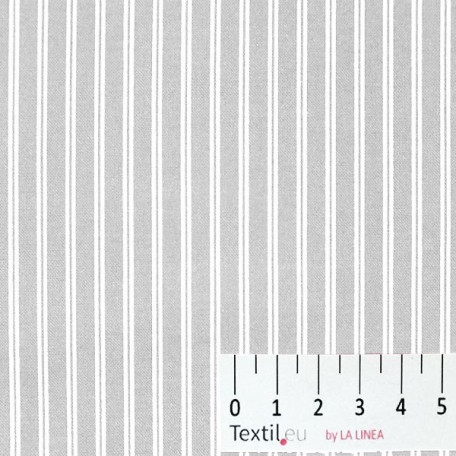 Stripes - Grey - 100% cotton 