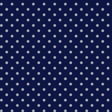Dots - Blue - 100% cotton 