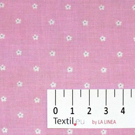 Children's, Flowers - Pink - 100% cotton 