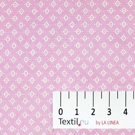 Dots - Pink - 100% cotton 