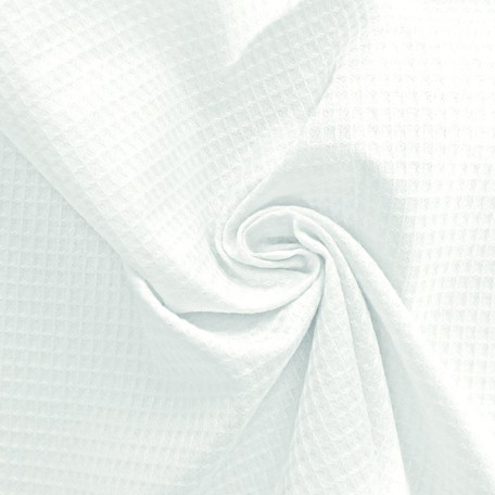 Naše UNI - Vaflovina - Bílá - 100% bavlna 