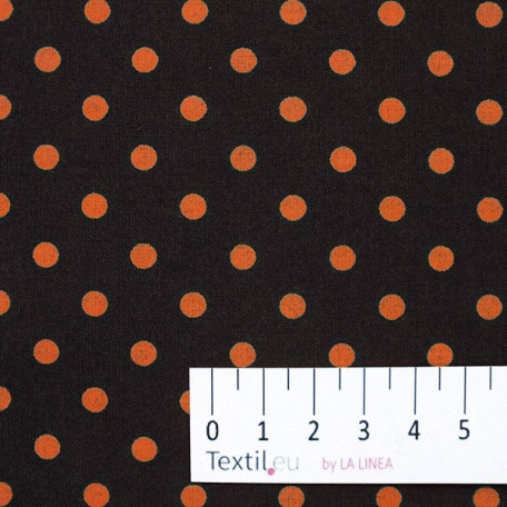 Dots - Brown - 100% cotton 