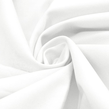 Naše UNI - Bavlněný popelín - Bílá - 100% bavlna 
