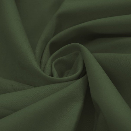 Solid colour - Cotton poplin - Green - 100% cotton 